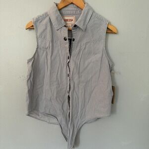 Lone Star sleeveless button up